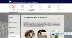 Desktop Screenshot of blindnessprevention.org