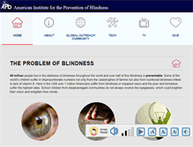 Tablet Screenshot of blindnessprevention.org